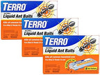 TERRO T300-3SR Liquid Ant Baits – 3 Pack, 18 Bait Stations