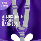Swurfer Coconut Toddler Swing – Comfy Baby Swing Outdoor, 3- Point Adjustable Safety Harness, Secure, Safe Quick Click Locking System, Blister-Free Rope, Easy Installation, Ages 6-36 Months