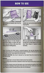 Tomcat Advanced Glue Trap System Mouse Size Covered Glue Traps with 2 Reusable Covers and 4 Disposable Glue Traps