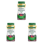 Nature's Bounty Women Multivitamin Gummies, Vitamin Supplements for Adults, General Health, Supports Immune and Bone Health, Mixed Berry and Raspberry Flavored, 90 Gummies (Pack of 3)