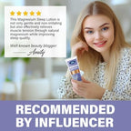 Magnesium Cream for Sleep, Nighttime Magnesium Lotion for Kids & Adults, Natural Calming Cream Support for Sleep, Stress Relief & Calm Mood, Rapid Absorption, Purple