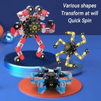 24pcs Transformable Fidget Spinners Children's Advanced Fidget Toys for Stress Relief Ideal Fidget Spinners for Sensory Toys for Boys and Girls with Autism，Party Favors