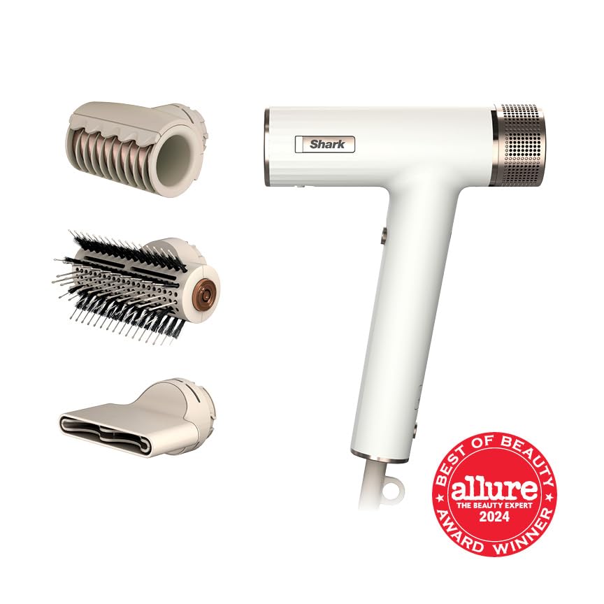 Shark SpeedStyle Hair Dryer, 3 Styling Tools, Fine to Medium Hair, HD331