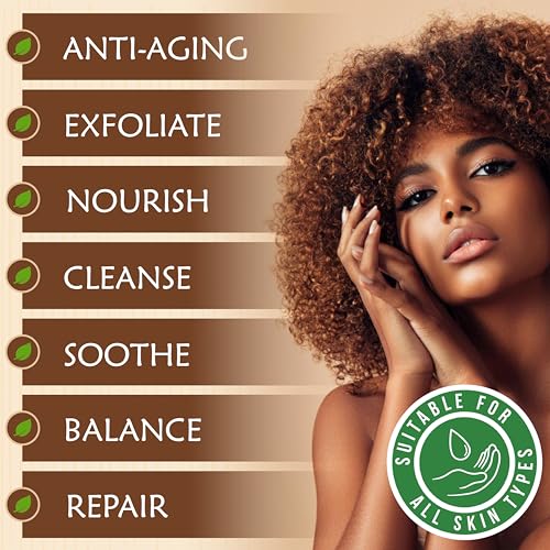 African Black Soap Liquid 16 fl. oz. 100% Raw Pure Natural From Ghana. Acne Treatment, Aids Against Eczema & Psoriasis, Dry Skin, Scars and Dark Spots. Great For Pimples, Blackhead, Face & Body Wash.