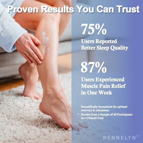 Magnesium Cream Leg Cramps: Soothing Lotion with Magnesium Glycinate, Malate and Chloride, Perfect for Neuropathy, Muscle Cramps
