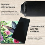 Playmats for Magic: The Gathering MTG Card Game Mat Plus 50 Pcs Card Sleeves, 24 x 14 inch TCG Mat with Stitched Edge for Commander Deck Duskmourn Board Game, Hummingbird Flowers