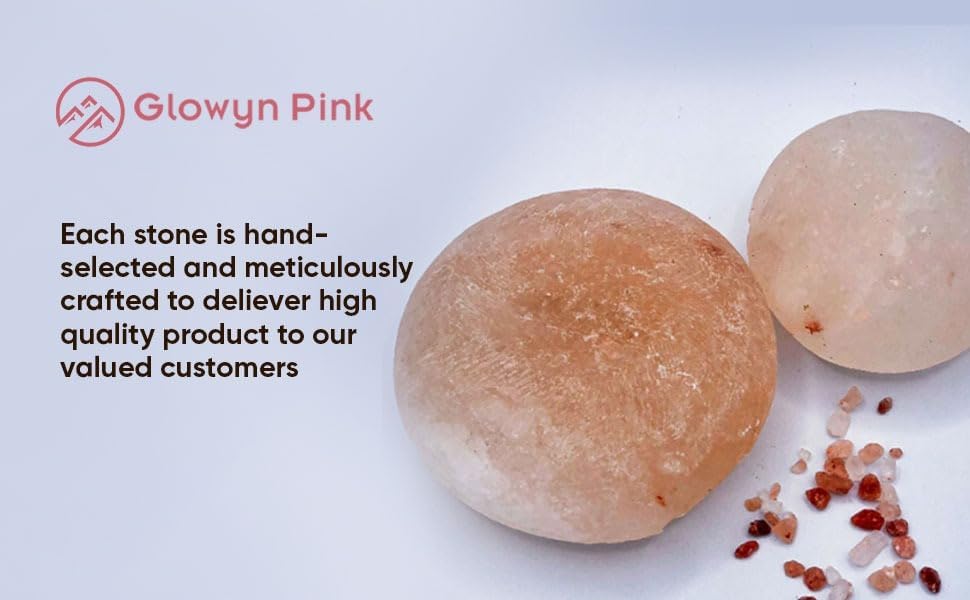 Himalayan Salt Massage Stone Discs - Flat, Thick & Round - Set of 4 | Pink Crystal Hand-Carved Stone for Massage Therapy and Deodorant (Large 3.5")