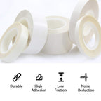 APT, UHMW (Ultra-high Molecular Weight) Polyethylene Tape, Resists Abrasion, Impact, for Surface Protection and Friction and Noise Reduction for Lining Sliding Surfaces. (2" x 5Yds, 10 Mil UHMW)