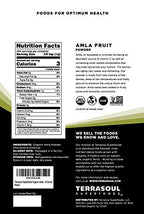 Terrasoul Superfoods Organic Amla Berry Powder (Amalaki), 16 Oz - Rich in Antioxidant Vitamin C | Supports Immunity