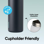 Owala FreeSip Stainless Steel Water Bottle 40 oz Foggy Tide