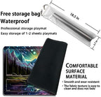 Playmat for MTG, with Free Storage Bags,Game Mat 24 x 14 inches, TCG and Board Game Mat for Cards,Mousepad Desk Mats (with Zones,Magic Mat 10)