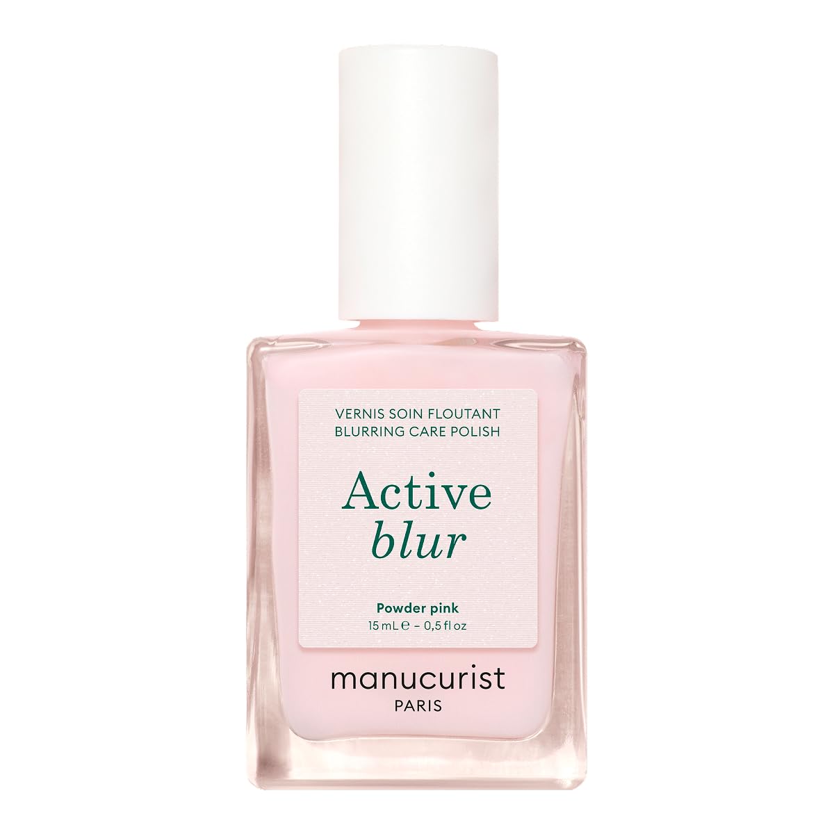 Manucurist Active Blur Powder Pink Matte Nail Strengthener Polish