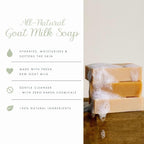 Bend Soap Company All Natural Handmade Goat Milk Soap for Dry Skin Relief, Unscented, 18 Oz, Pack of 4