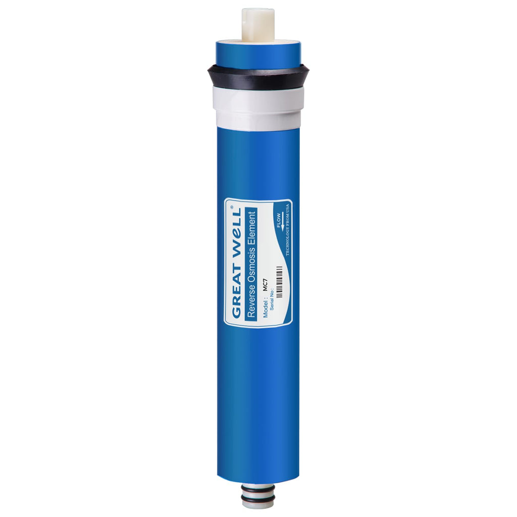 iSpring Greatwell NSF Certified Reverse Osmosis Membrane 75 GPD 11.75” X 1.75”, Replacement Fits Standard Under Sink RO Drinking Water Filtration System, MC7