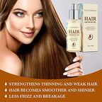 Veganic Natural Hair Growth Oil: Venanoci Hair Growth Serum with Biotin & Rosemary for Anti-Hair Loss, Hair Regrowth & Thickening – Strengthens & Nourishes Hair for Women & Men (2pcs)