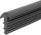 Earthtec 120ft Swimming Pool Beaded Liners 0.12in Pool Bead Lock Replacement Vinyl Beaded Liner for Above-Ground and In-Ground Swimming Pool - Gray