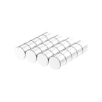 FamouSheen Strong Neodymium Disc Magnet - 1/2" D x 3/8" H - 20 Pack, Powerful Disc Rare Earth Magnets, Small Round Magnet for Office,Whiteboard,Dry Erase Board,Fridge,Crafts,Heavy Duty Map Magnets