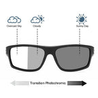 Wraparound full lens Safety Glasses with Readers photochromic Sport Magnifying Safety Reading Goggles for Men Women (black, 2.75, multiplier_x)