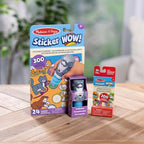 Melissa & Doug Sticker Wow!™ Cat Bundle: 24-Page Activity Book, Refillable Sticker Stamper, Mini Pad, 500 Stickers, Arts and Crafts for Kids Ages 3+