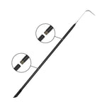 G.a HOMEFAVOR Pizza Oven Ash Rake, Pizza Oven Accessories, 47 Inch Overall