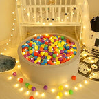 GOGOSO Ball Pit Balls for Toddler, Baby Plastic Playballs Kids Soft Pastel Pelotas Non-Toxic BPA-Free,Mix Color,100 Balls