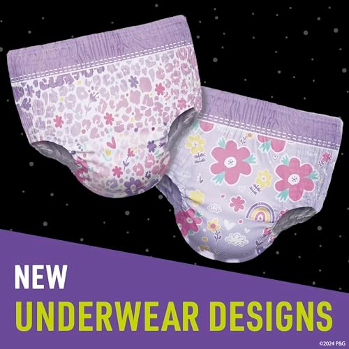Pampers Ninjamas + Oral-B Toothbrush, Nighttime Training Pants Girls, 68 Count Size L & Oral-B Power Kid's Toothbrush Disney's Frozen