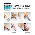 Mia Secret Clear Acrylic Powder (2oz)