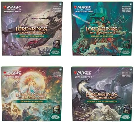 The Lord of The Rings: Tales of Middle-Earth Scene Boxes - All 4 for Magic: The Gathering
