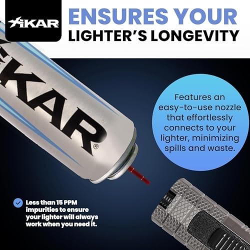 Xikar PUROFINE Premium Butane Fuel Refill (100ml) 0 Impurities - Ultra Refined, Food Grade, Culinary Butane Refill for Torch & Lighter - Jet Flame Lighter Fuel & Kitchen Torch Refills (2 Pack/1.9oz)