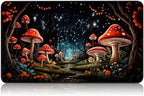 for MTG Game Playmat, for Magic TCG Rubber Play mat,Tabletop Card Playmats with Smooth Surface,Trading Card Inked Game Mat,Battle Game,Forest Musnroom