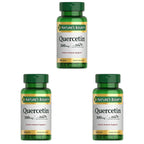 Nature's Bounty Quercetin, Immune Support, 500mg, with Vitamin C, Rose Hips, & Rutin, 60 Count (Pack of 3)
