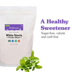 NuNaturals White Stevia Powder Blend, Plant-Based Sugar Substitute, Zero Calorie Sweetener, 5 lbs