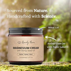 Magnesium Cream for Sleep, Muscle Soreness & Cramps Relief with Hemp Seed Oil, Vitamin E, Shea Butter - Topical Magnesium Lotion for Calm & Relaxation - Unscented - 4fl oz - Made in Canada
