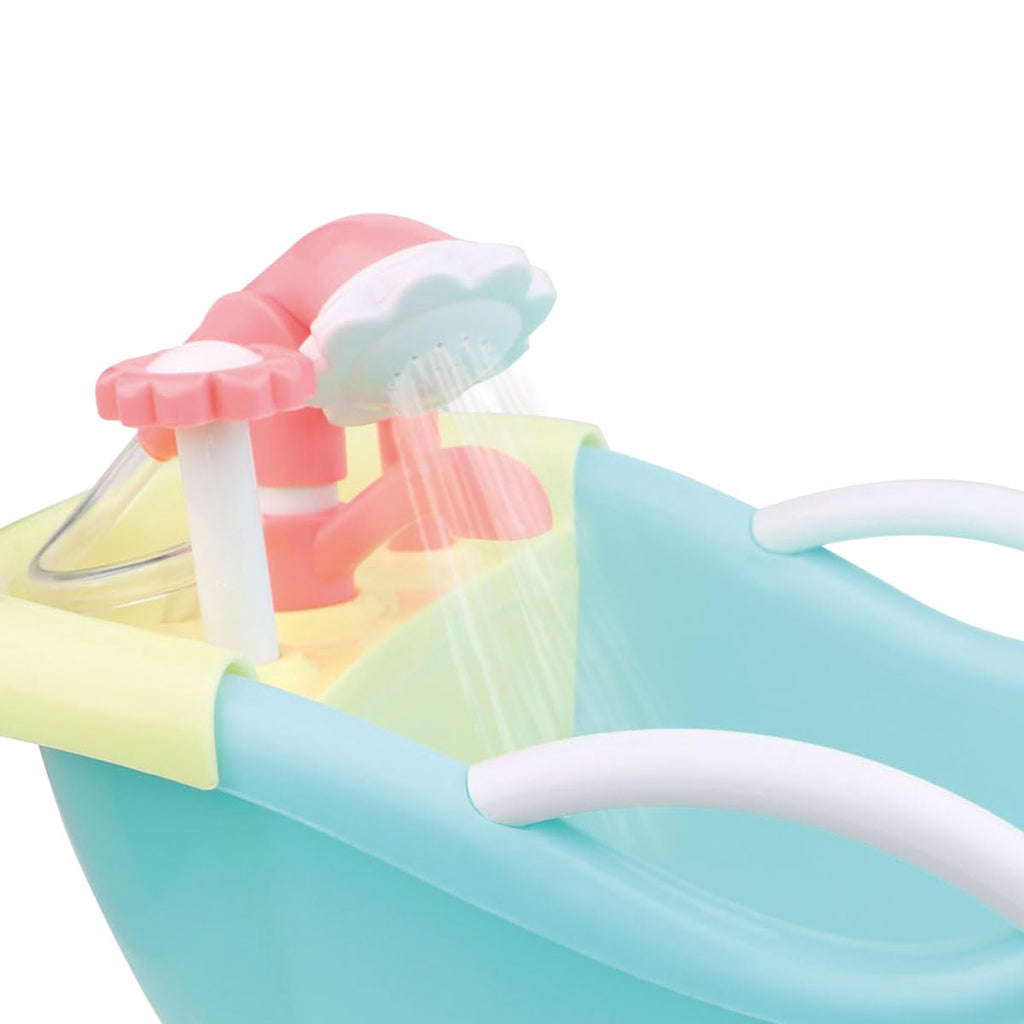 JC Toys - for Keeps Playtime! | Baby Doll Real Working Bath Set | Fits Dolls up to 16" | Shower and Faucet Really Work | Play Accessories | Ages 2+