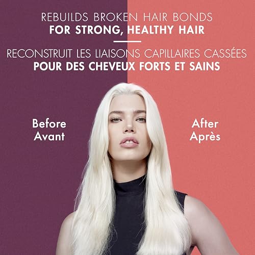 Nexxus Bond Repair Shampoo, Conditioner & Intense Rebond Treatment Bundle Amino Bond 3 Pack for All Types of Damaged Hair, with Keratin Protein and Amino Acids,