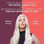 Nexxus Bond Repair Shampoo, Conditioner & Intense Rebond Treatment Bundle Amino Bond 3 Pack for All Types of Damaged Hair, with Keratin Protein and Amino Acids,