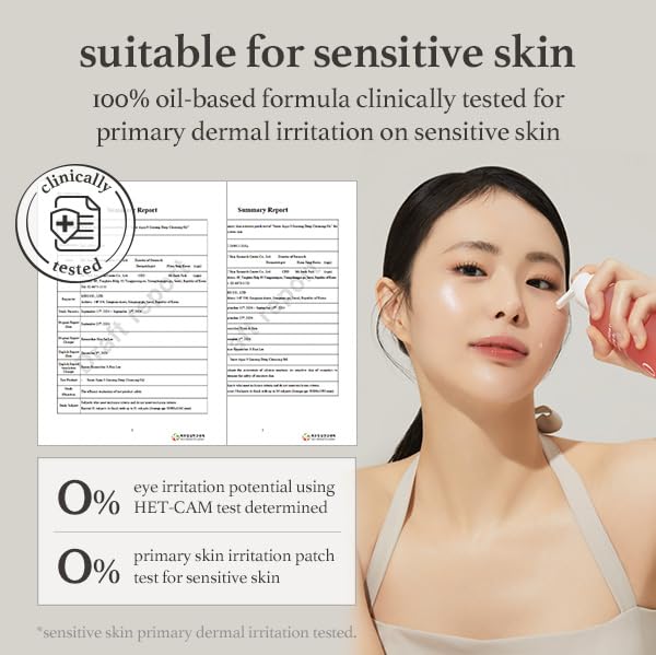 NOONI Facial Cleanser - Snow Aqua 0 Ginseng Deep Cleansing Oil *2ea | Makeup Blackhead Remover, Pore Care Control, Glass Skin, Helps Control Sebum, Revitalizing Care, Moisturizing, 6.76 FL.Oz (200 ml)