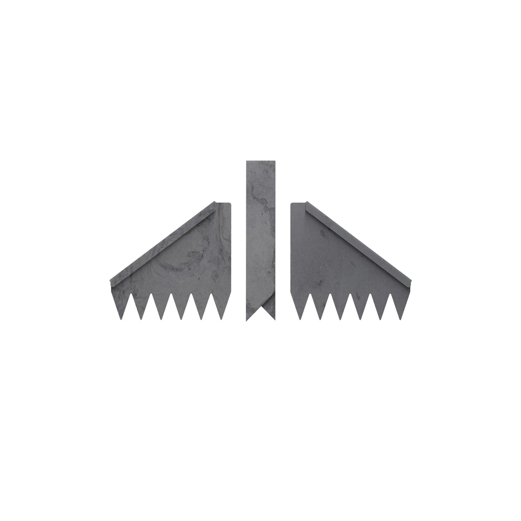 Edge Right - Hammer-in Landscape Edging - 24 inch Strips - 14-Gauge Cor-Ten Steel - 6 inch Depth (1 Pack)