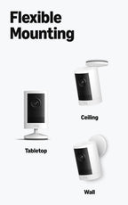 Ring Outdoor Cam 2K (newest model), Battery, Home or business security, Wide-Angle Retinal 2K Video, 6x Enhanced Zoom, Night Vision, Black
