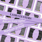 B&Qaugen Lash Clusters 208 PCS Cluster Lashes Individual Lashes B05+B06 Eyelash Extensions 10-18mm DIY Lash Extensions D Curl Volume Wispy Soft Comfortable Band False Lashes (D-10-18MIX)