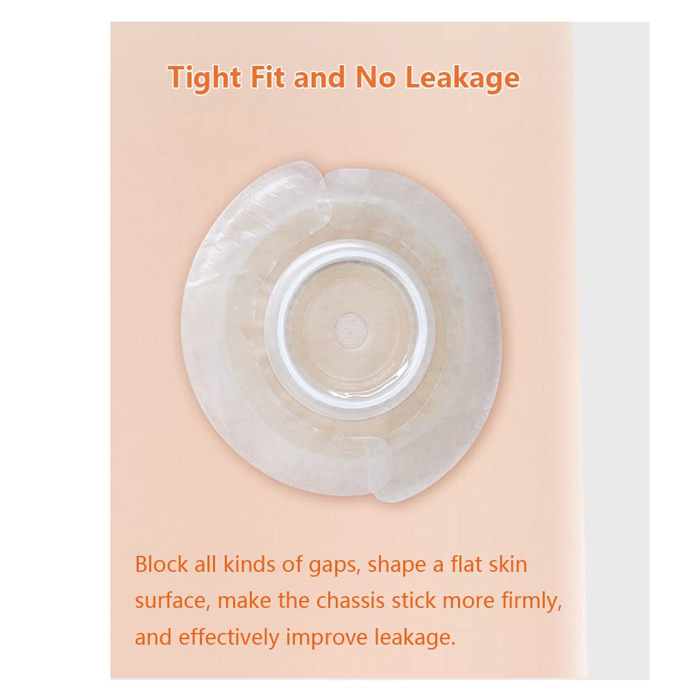 20PCS Ostomy Supplies,Ostomy Barrier Strips Elastic Barrier Strips for Colostomy Bags