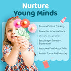 Craft Box for Kids - 10 Creative Arts and Crafts for Kids Ages 4-8, Fun, No Mess Educational Preschool & Homeschool Art Projects, Toddler Crafts Kit Supplies, 3 4 5 6 7 8 Year Old Girls & Boys