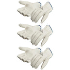 SAFEGEAR 3-pk. Cowhide Leather Work Gloves with Keystone Thumb - XL Driver Safety Gloves for Men or Women - For Truck Driving, Construction, Welding, Gardening & More - & Associates