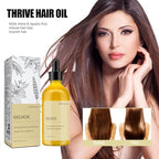 180 ML HuaQing Veganic Natural Hair Growth Oil, Eelhoe Hair Growth Organic Rosemary Hair Oil for Damaged Hair.(3 Pcs)