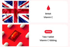 caincosmetic Korea Eundan High Potency Vitamin C 1000mg – 600 Tablets (20-Month Supply), Individually Packed for Freshness & Portability