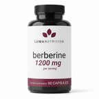 Luma Nutrition Pure Berberine Supplement - Berberina 1200mg - 60 Capsules