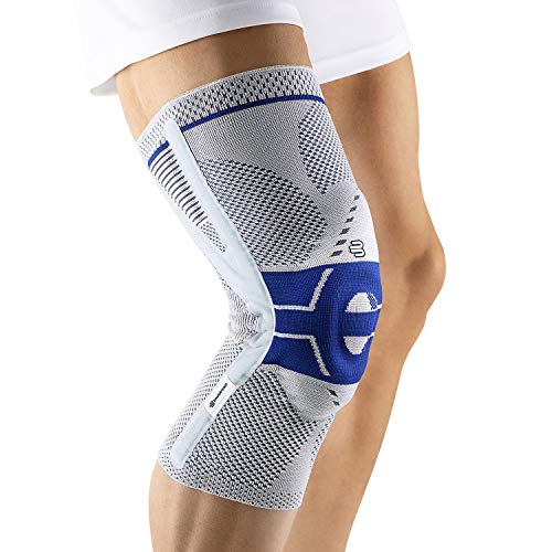 Bauerfeind - GenuTrain P3 - Patella Knee Support - for Misalignment of The Kneecap - Left Knee - Size 4 - Color Titanium