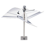 2 Pack Windmill Bird Repellent Reflectors, Spinner Bird Deterrent, Bird Repellent Devices Outdoor to Keep All Birds Away Like Woodpecker and Pigeon