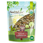 Food to Live Organic Dry Roasted Sunflower and Pumpkin Seed Mix, 8 Ounces – Oven Roasted, No Oil added, Healthy, Natural Snack, Rich in Protein, Perfect for Baking and Salads, Vegan, Kosher, Bulk