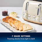Oster 4-Slice Toaster with Extra Wide Slots, Oat Milk